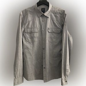 Armani Exchange Slim Fit Men’s L light grey.